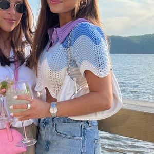 Colorful Crochet Top